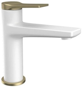 Μπαταρία Νιπτήρος Andare WNW168073PH-B White-Gold Karag Metal, Ceramic