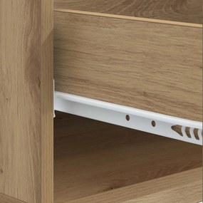 vidaXL Τραπεζάκι σαλονιού Artisan Δρυς 49 x 50 x 40 εκ