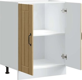 vidaXL Ντουλάπι βάσης νεροχύτη "Lucca" Sonoma Oak Engineered Wood