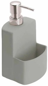 Δοχείο Υγρού Πιάτων + Θήκη Για Σφουγγάρι Wenko Festival Grey 3620116100