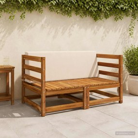 vidaXL Μαξιλάρι πλάτης SOEST 100% Πολυεστέρας Κρεμ 120 x 20 x 40 cm