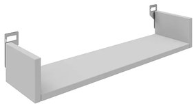 Ραφιέρα τοίχου Derva pakoworld σε λευκή απόχρωση 60x15x10cm