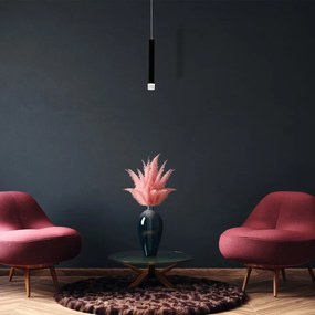 LED Κρεμαστό Φωτιστικό Carbon 5W Μαύρο