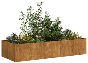 Ζαρντινιέρα 200x80x40 εκ. Ατσάλι Σκληρυθέν στον Αέρα