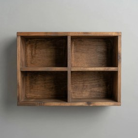 Ράφι Τοίχου Ξύλινο NECROCE 50x14x40