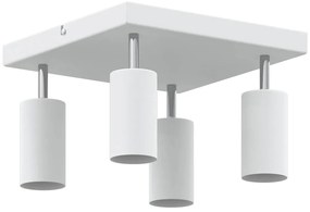 vidaXL Σποτ οροφής Λευκό 26 x 26 x 16.5 εκ Ατσάλι