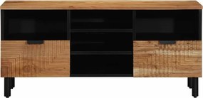 vidaXL Ντουλάπι TV Solid Acacia Wood 100 x 33,5 x 46 εκ