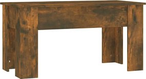 VidaXL Τραπεζάκι Σαλονιού Καπνιστή Δρυς 101x49x52 εκ. Επεξεργ. Ξύλο