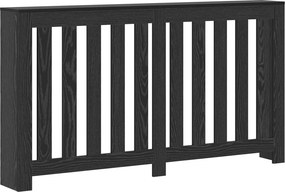 vidaXL Καπάκι Καλοριφέρ Μαύρη Οξυά 149 x 20 x 82 cm Επεξεργασμένο ξύλο