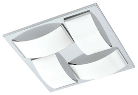 Φωτιστικό Οροφής - Πλαφονιέρα Led 94884 Wasao 1 Eglo Metal, Glass