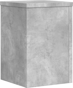 vidaXL Βάση φυτών 2 τεμ. Γκρι Σκυροδέματος 25 x 25 x 35 cm