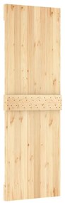 vidaXL Συρόμενη Μεσόπορτα με Μηχανισμό 70 x 210 εκ. Μασίφ Ξύλο Πεύκου