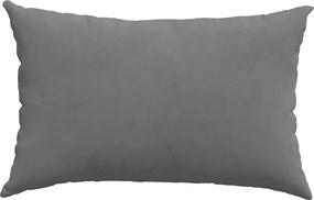 vidaXL Μαξιλάρι Καναπέ 2 pcs Σκούρο Γκρι 60 x 40 cm ύφασμα
