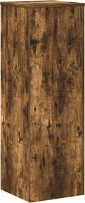 vidaXL Βάσεις Φυτών Καπνιστή Δρυς 33x33x100εκ Επεξεργασμένο Ξύλο