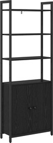 vidaXL Βιβλιοθήκη 6 επιπέδων 60 x 24 x 161 εκ Επεξεργασμένο Ξύλο