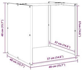 ΡΑΦΙ ΚΑΥΣΟΞΥΛΩΝ ΛΕΥΚΟ 40X40X40 ΕΚ. ΧΑΛΥΒΑΣ ΨΥΧΡΗΣ ΕΛΑΣΗΣ 864238