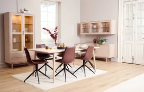 Nyborg Display Cabinet White Oil