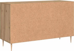 vidaXL Σκευοθήκη Δρυς τεχνίτης 100x36x60 cm Κατασκευασμένο ξύλο