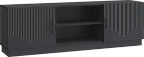 vidaXL Ντουλάπι TV Μαύρο 150 x 31 x 47 εκ Επεξεργασμένο Ξύλο