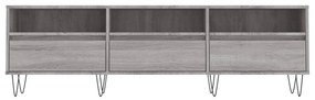 vidaXL Έπιπλο Τηλεόρασης Γκρι Sonoma 150x30x44,5 εκ. από Επεξεργ. Ξύλο