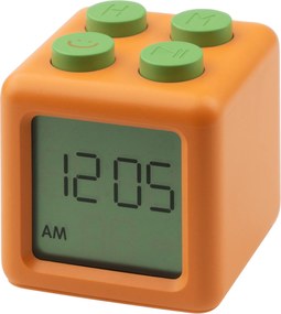 Ηλεκτρονικό Ξυπνητήρι Τουβλάκι Πορτοκαλί