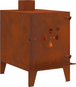vidaXL Σόμπα Κάμπινγκ 35x50x60 cm Χάλυβας Ο Κορτέν