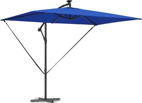 vidaXL Ομπρέλα ηλίου 294 x 200 x 270 εκ Πολυεστέρας και Αλουμίνιο