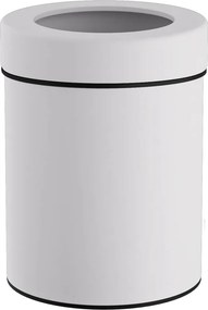 Καλάθι Απορριμμάτων (Φ21x28) Pam & Co 5lt 2128 White Matt