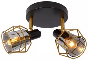 Φωτιστικό Οροφής Lucide 77977-12-30 NILA Μαύρο Ματ (Black Mat)|Φυμέ (Smoke)