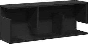 vidaXL Ντουλάπι Τοίχου Μαύρο 80x20x30 εκ. από Επεξεργασμένο Ξύλο