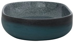 vidaXL Νιπτήρας Οβάλ Τιρκουάζ 59 x 40 x 14 εκ. Κεραμικός
