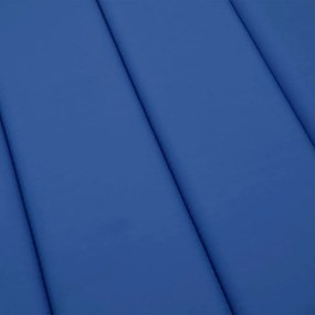 Μαξιλάρι Ξαπλώστρας Μπλε Ρουά 186x58x3 εκ. από Ύφασμα Oxford - Μπλε