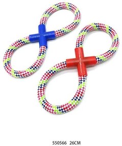Παιχνίδι σκύλου σχοινί - 26cm - 12pcs - 550566