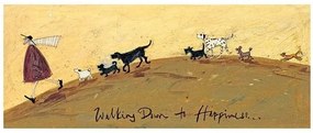 Εκτύπωση τέχνης Sam Toft - Walking Down To Happiness