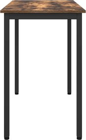 vidaXL τραπέζι Καπνιστό Δρύς 100 x 50 x 76,5 εκ.