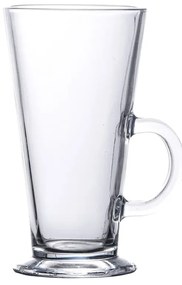 Ποτήρια Λάτε με Λαβή 6 Τεμ. 250 ml - Διαφανές