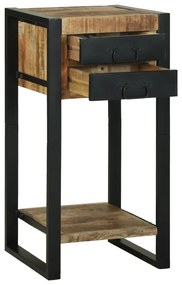 vidaXL Το stand τηλεφώνου 40x40x80 εκ. Στερεό τραχύ ξύλο μάνγκο