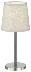 Επιτραπέζιο Φωτιστικό Νίκελ Eve Η30 Φ14 Fischer Honsel-850101-Μπεζ 850101