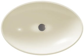 Sanitec Helios 282 Νιπτήρας Συνθετικός Επικαθήμενος 56,5x41x12cm Ocra