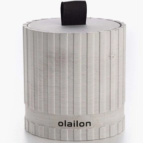 Αρωματικό Κερί Σε Βάζο Sutun 665CST1126 Φ8x8,5cm Grey-Black Aberto Design Τσιμέντο