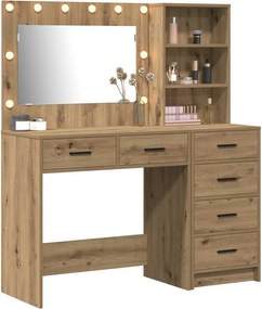 vidaXL Τραπέζι περιποίησης 2 pcs Καφέ 78.5 x 41 x 135 εκ
