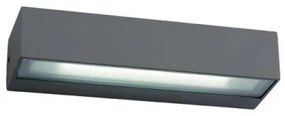 Απλίκα Φωτιστικό Τοίχου LED 12W IP54 3000K Tech 4137602 Viokef-4137602-Ανθρακί 4137602