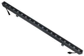 LED Wall Washer Αρχιτεκτονικού Φωτισμού 100cm GENIUS DMX512 24W CREE 24v 2400lm Δέσμης 10-30° Μοιρών Αδιάβροχο IP66 RGB GloboStar 05107 - 05107