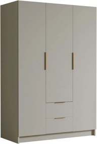 Ντουλάπα Calwi I τρίφυλλη-Cashmere - Χρυσό