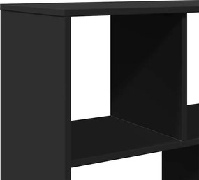 vidaXL Βιβλιοθήκη Μαύρη 100x33x156,5 εκ. από Επεξεργασμένο Ξύλο