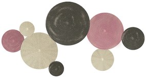 Σετ Διακόσμησης Τοίχων Design Disc, 8 Μεταλλικοί Δίσκοι, Ευέλικτο, Πολύχρωμο