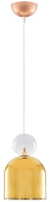 Φωτιστικό Οροφής 414LRC1801 Φ16x120cm 1xG9 5W Gold Opviq