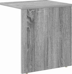 vidaXL End Table Γκρίζο Σονομα 37 x 32 x 40 εκ Επεξεργασμένο ξύλο