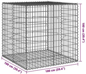 ΣΥΡΜΑΤΟΚΙΒΩΤΙΟ ΜΕ ΚΑΛΥΜΜΑ 100X100X100ΕΚ ΑΠΟ ΓΑΛΒΑΝΙΣΜΕΝΟ ΧΑΛΥΒΑ 3295190