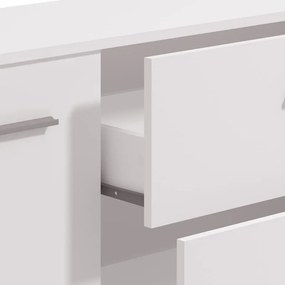 Κομότα - Μπουφές Garona 3K3F Λευκό 158x33x80,5 εκ. 158x33x80.5 εκ.